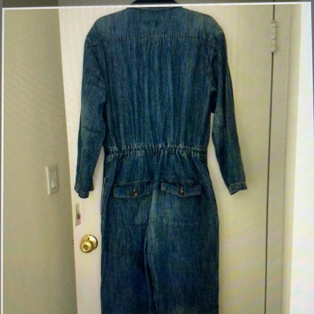 Free People Madrid Denim Coverall Size: S & M - Picture 9 of 9